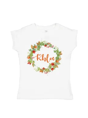 Fall Wreath Shirt - Personalized