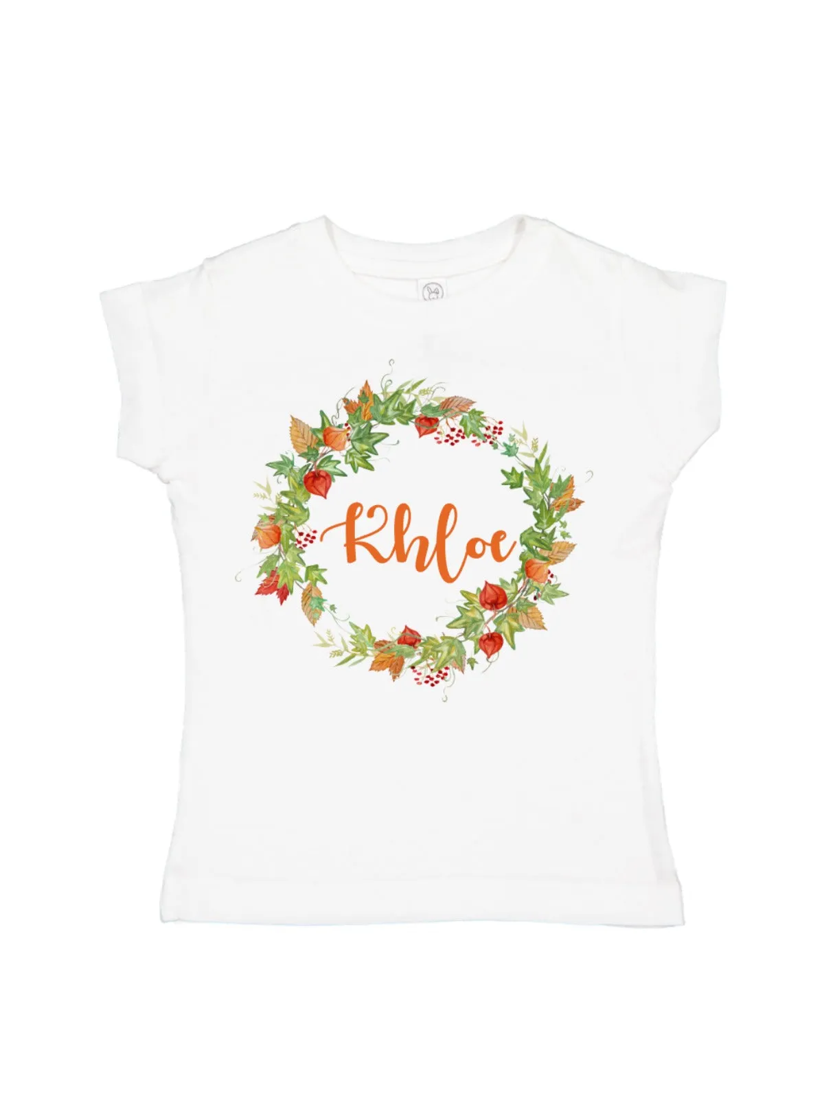 Fall Wreath Shirt - Personalized