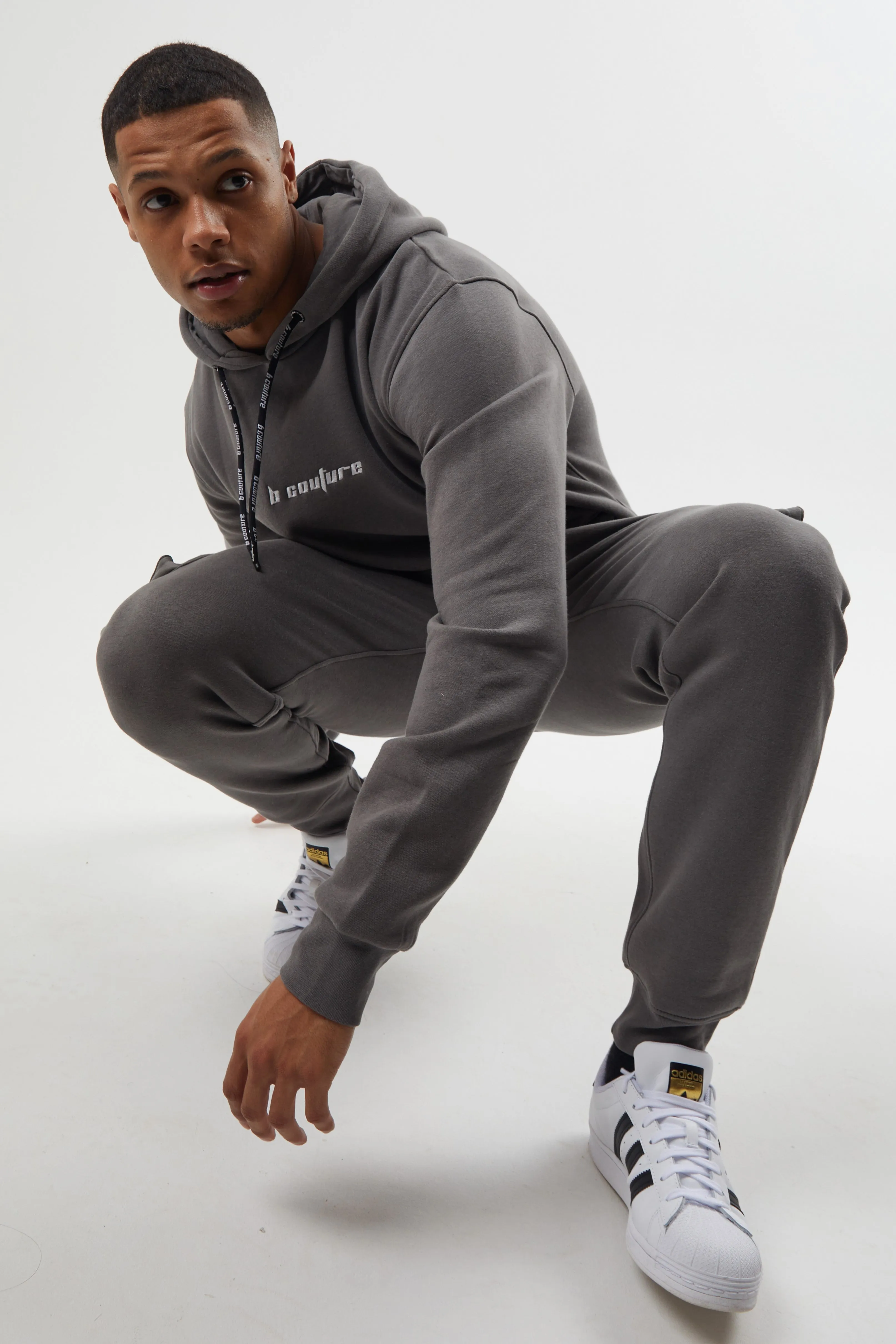 Field Place Cargo Fleece Tracksuit - Pewter