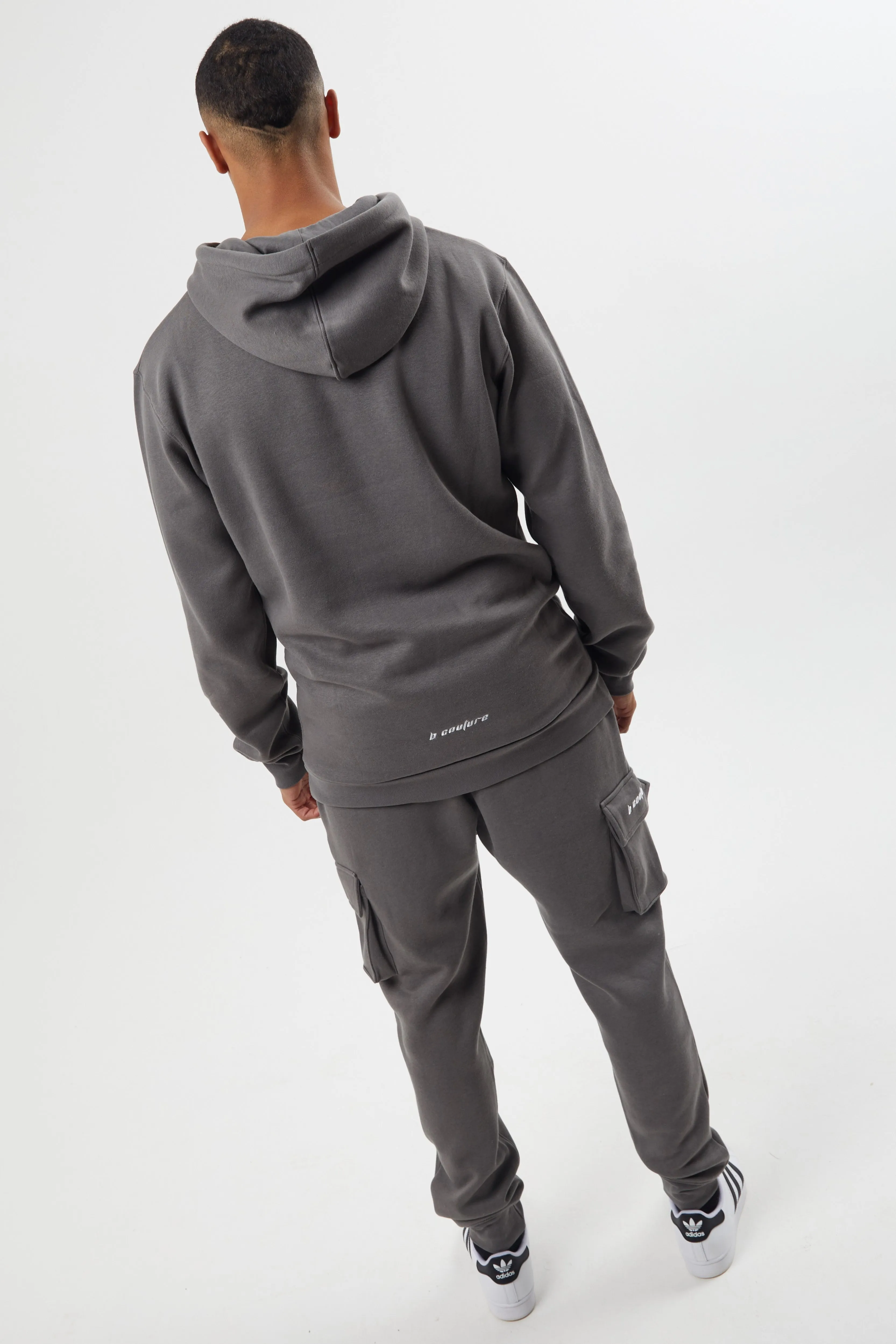 Field Place Cargo Fleece Tracksuit - Pewter