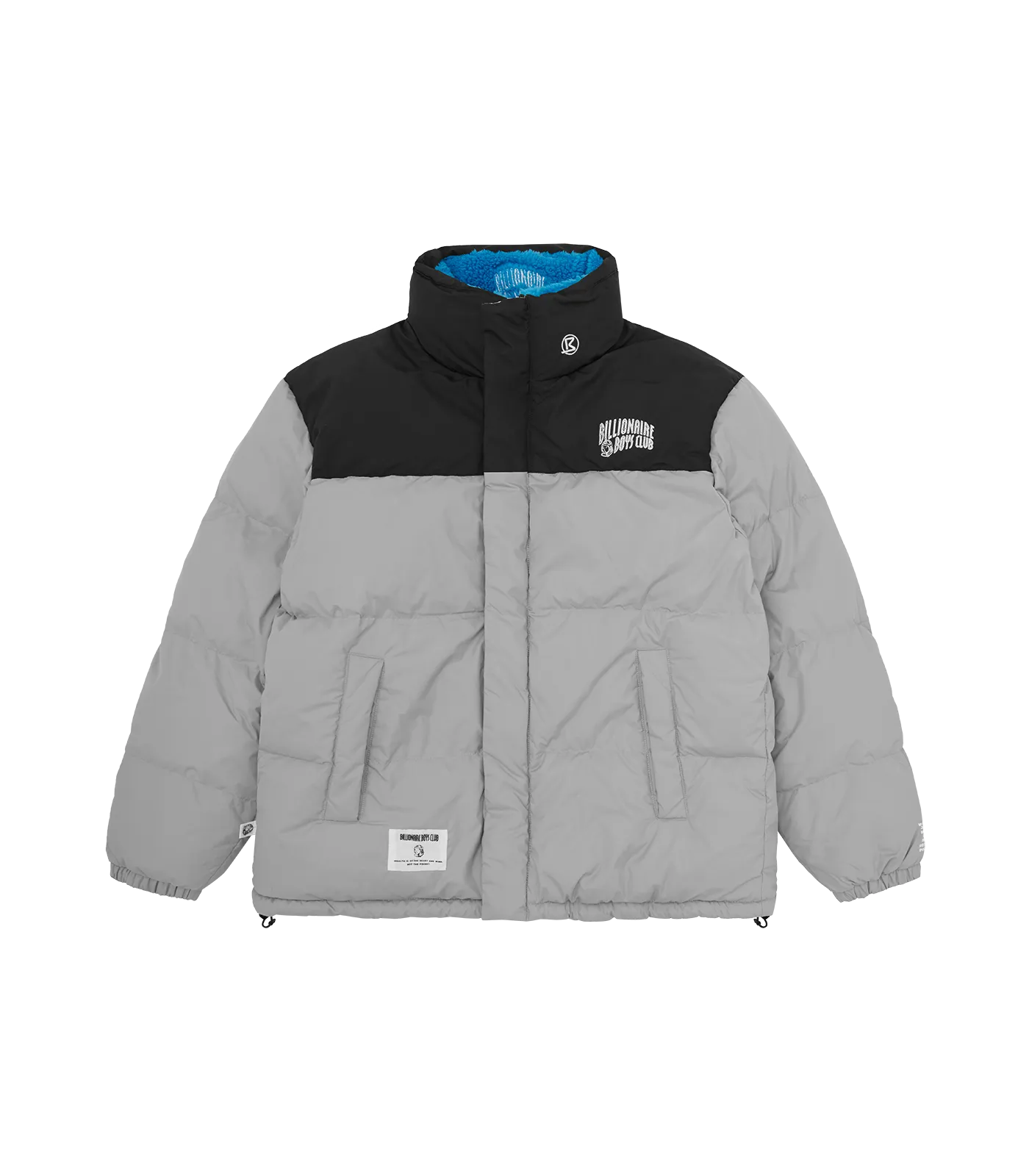 FIRST DOWN REVERSIBLE BUBBLE DOWN JACKET - BLUE/GREY