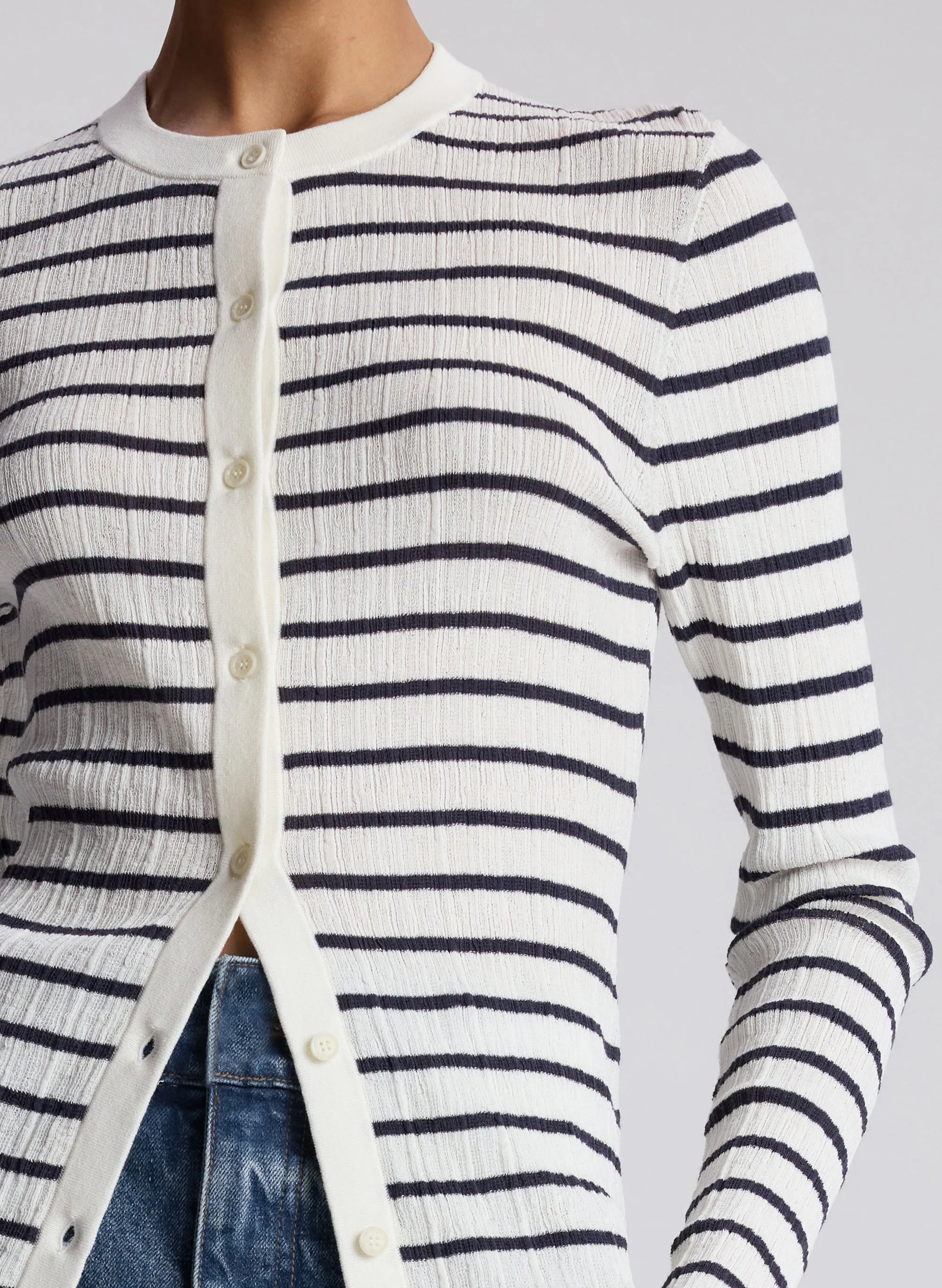 Fisher Fine Cotton Cardigan