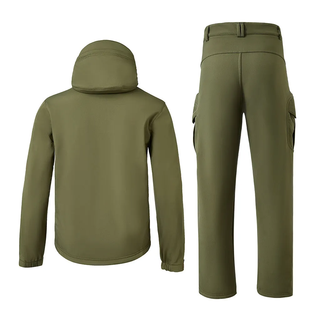 Fleece Warm Outdoor Jackets and Pants Tactical Suits