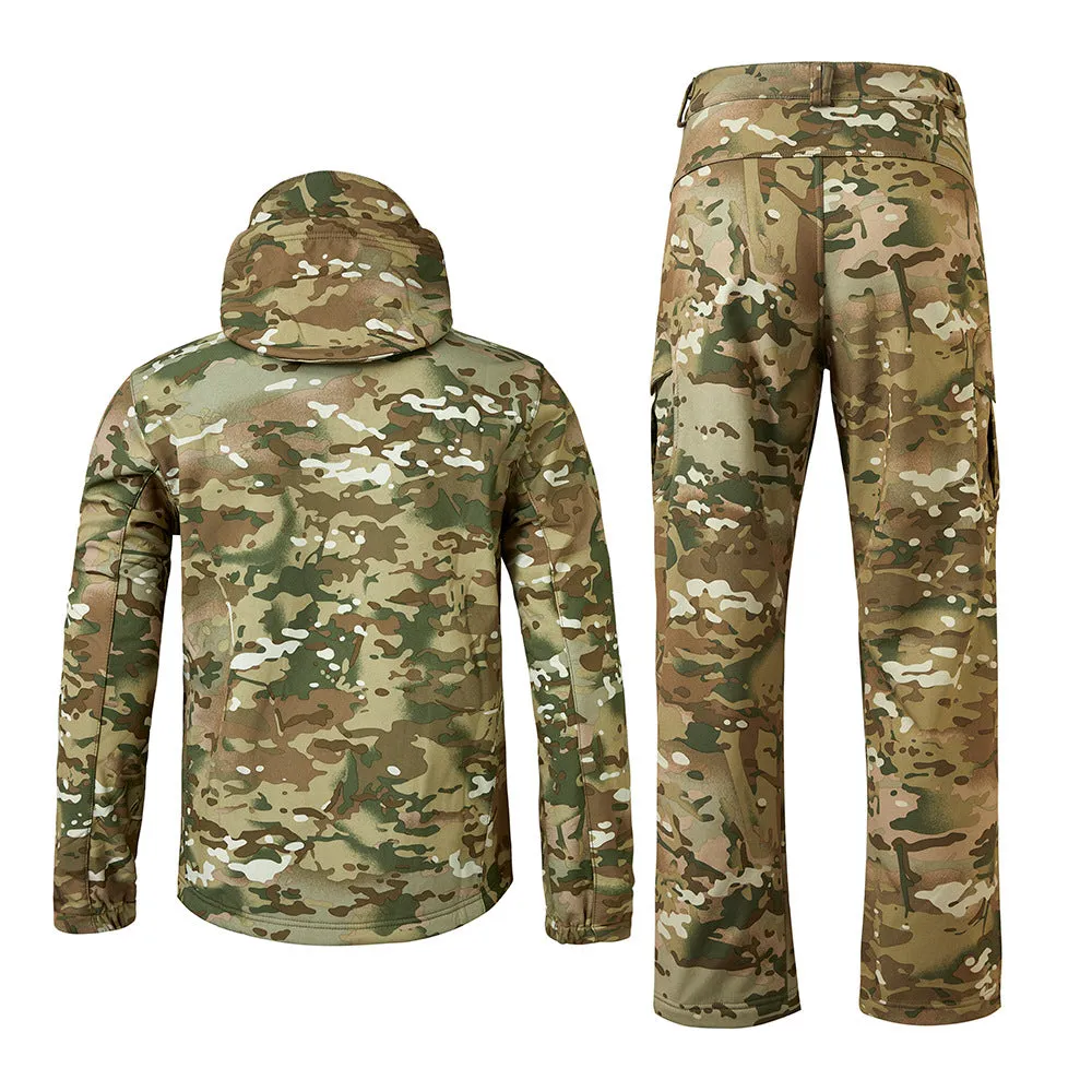 Fleece Warm Outdoor Jackets and Pants Tactical Suits