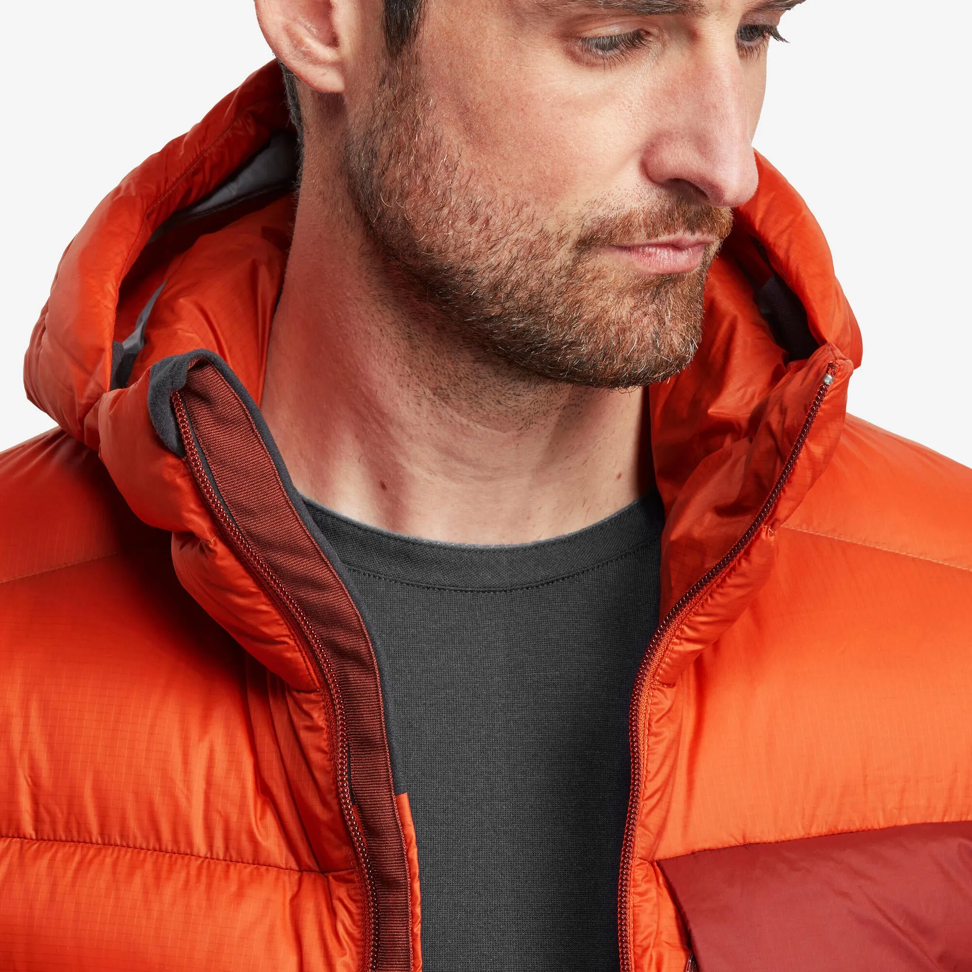 Forclaz Men's MT500 Hooded Down Puffer Jacket