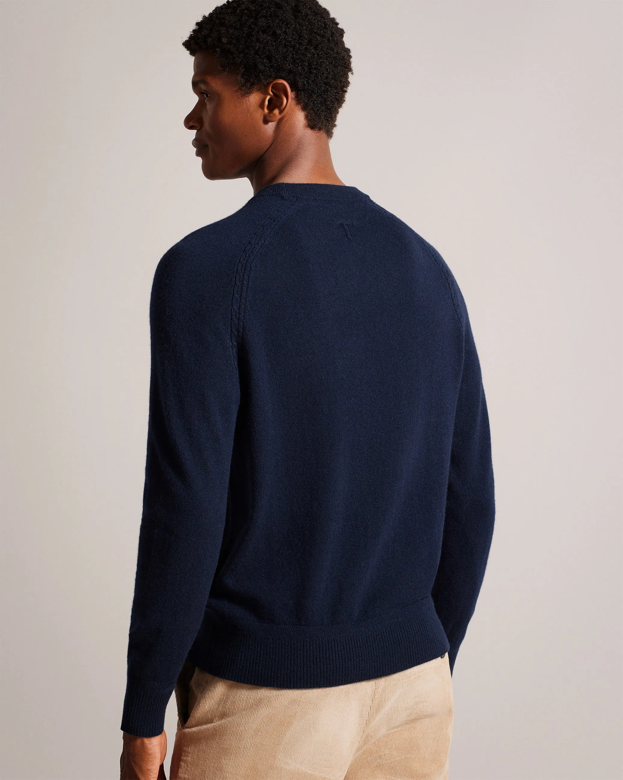 Glant Pure Cashmere Jumper Navy