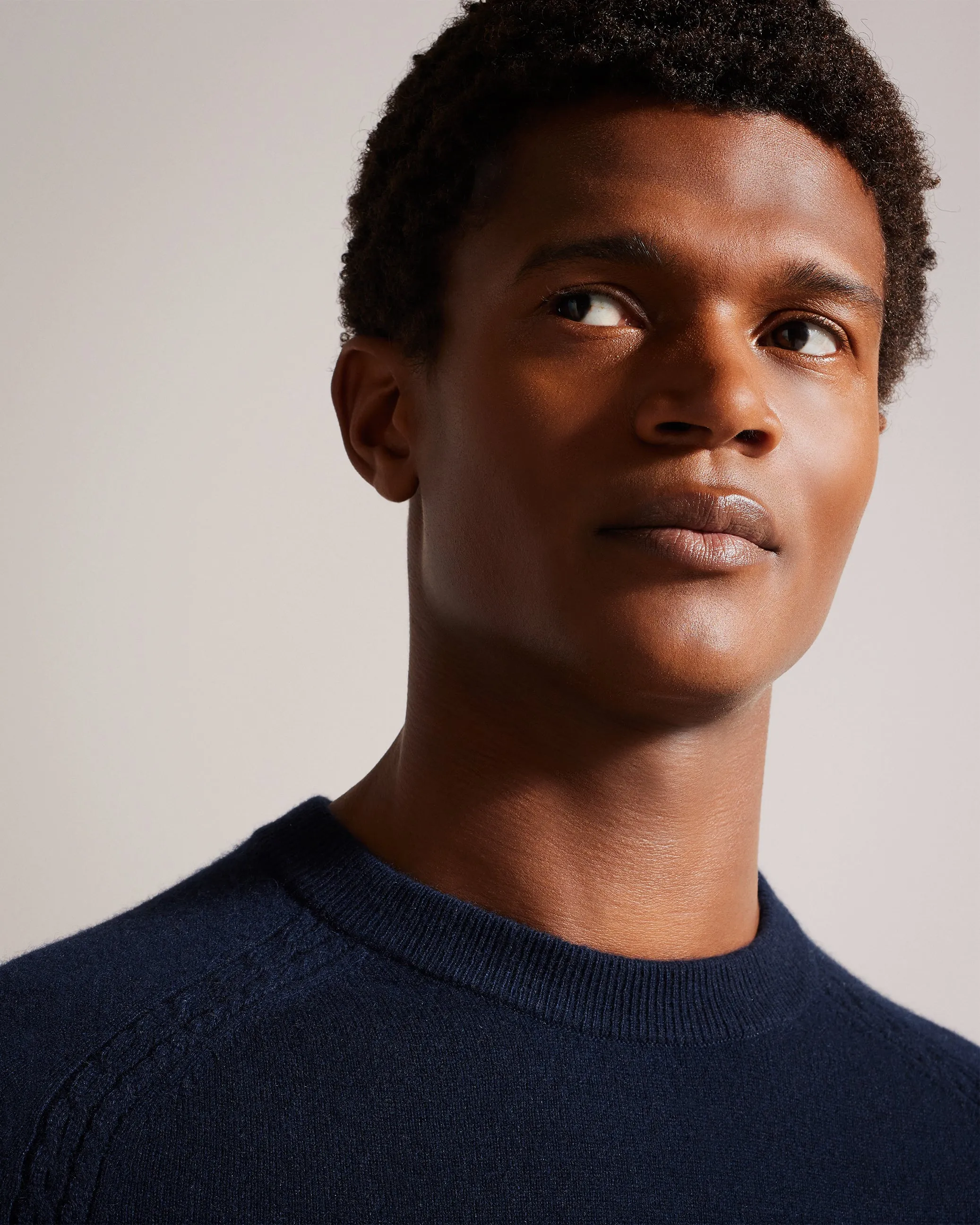 Glant Pure Cashmere Jumper Navy