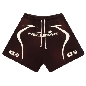 Hellstar Warm Up Shorts Brown