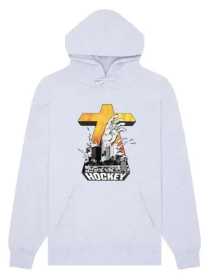 Hockey Drowning Hoodie / Ash Grey