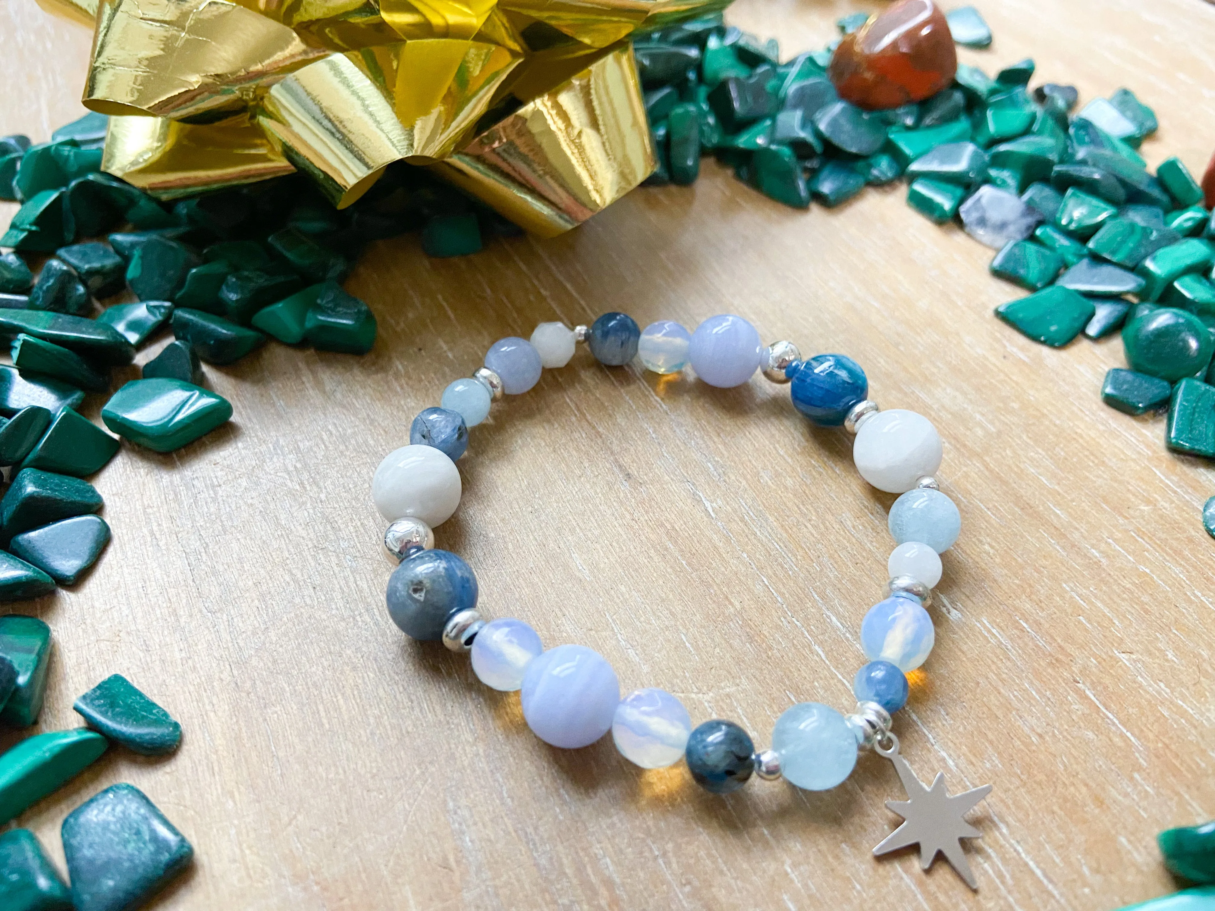 Holiday Collection || Blue Winter Bracelet || Reiki Infused