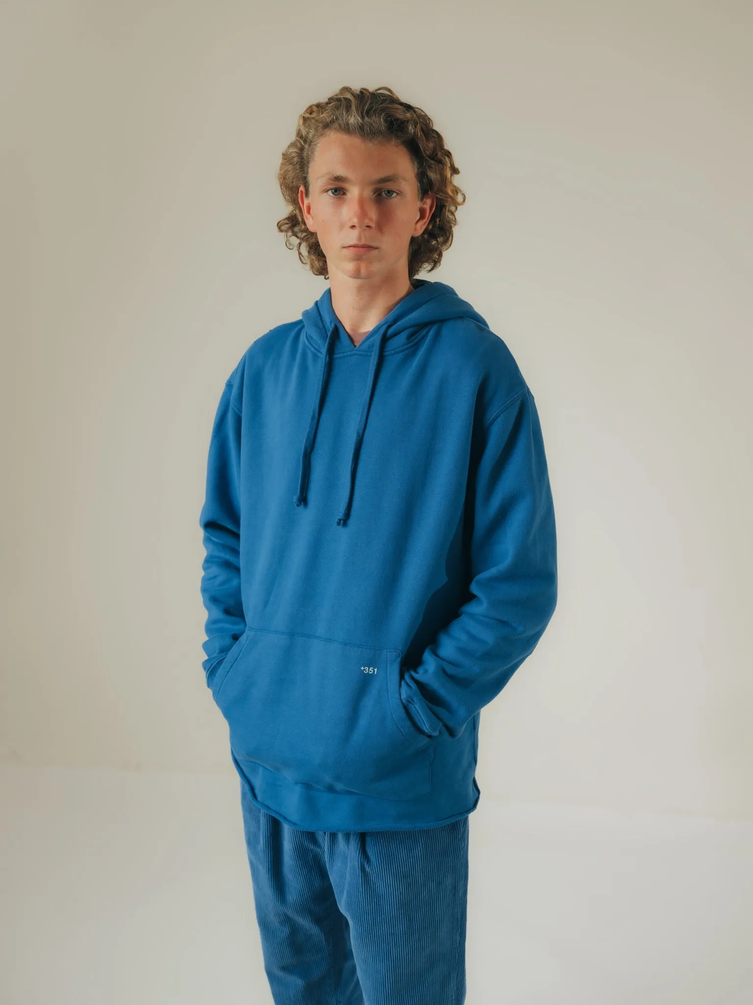 HOODIE STEEL BLUE