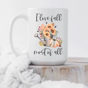 I Love Fall Mug