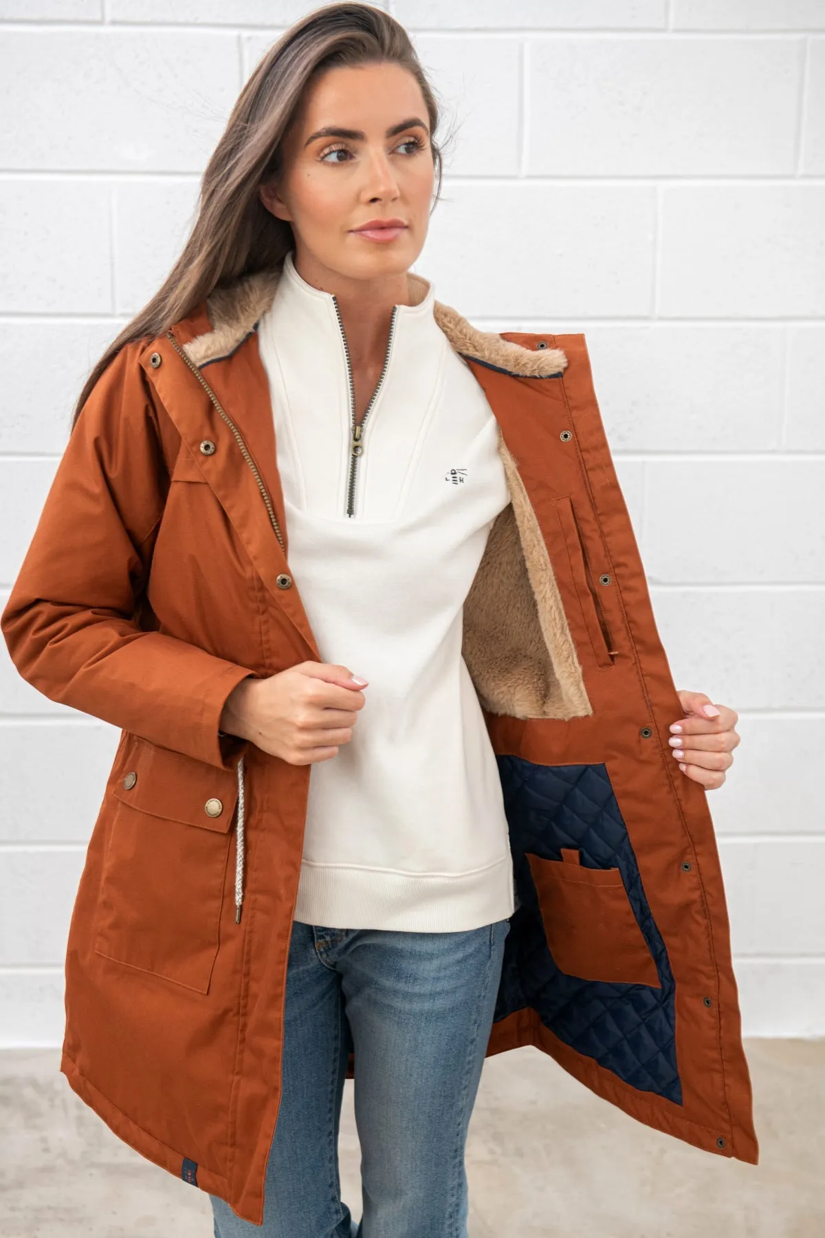 Isobel Coat - Rust