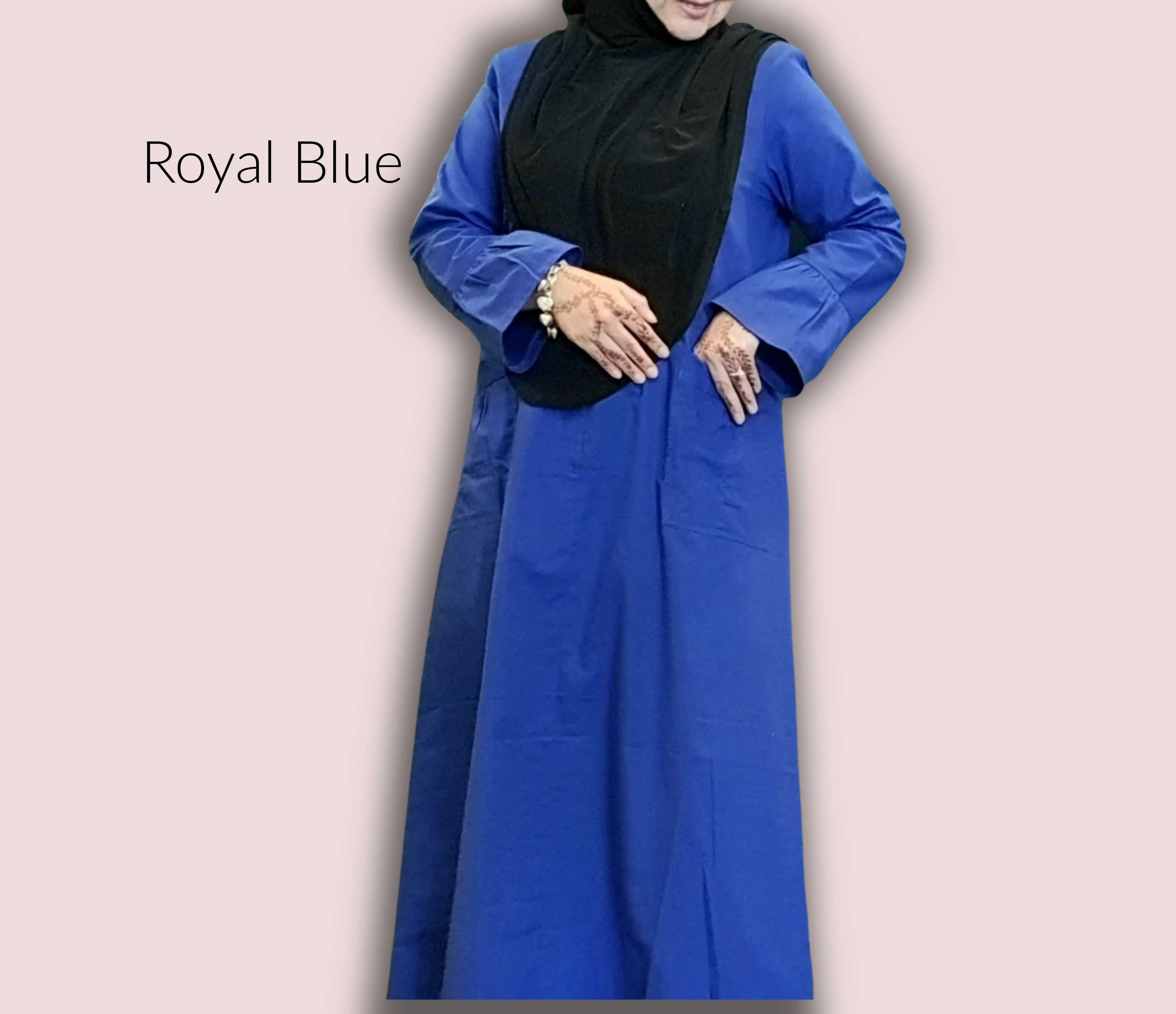 Jubah Cotton Ruffle Sleeve