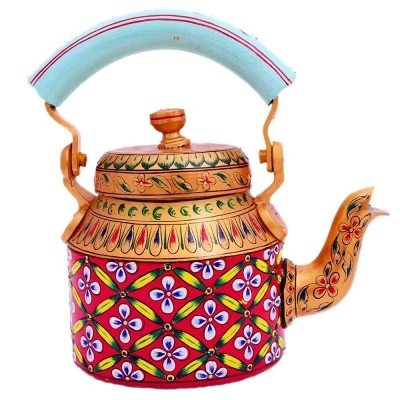 Kaushalam Hand Painted Tea Pot : Autumn Glow