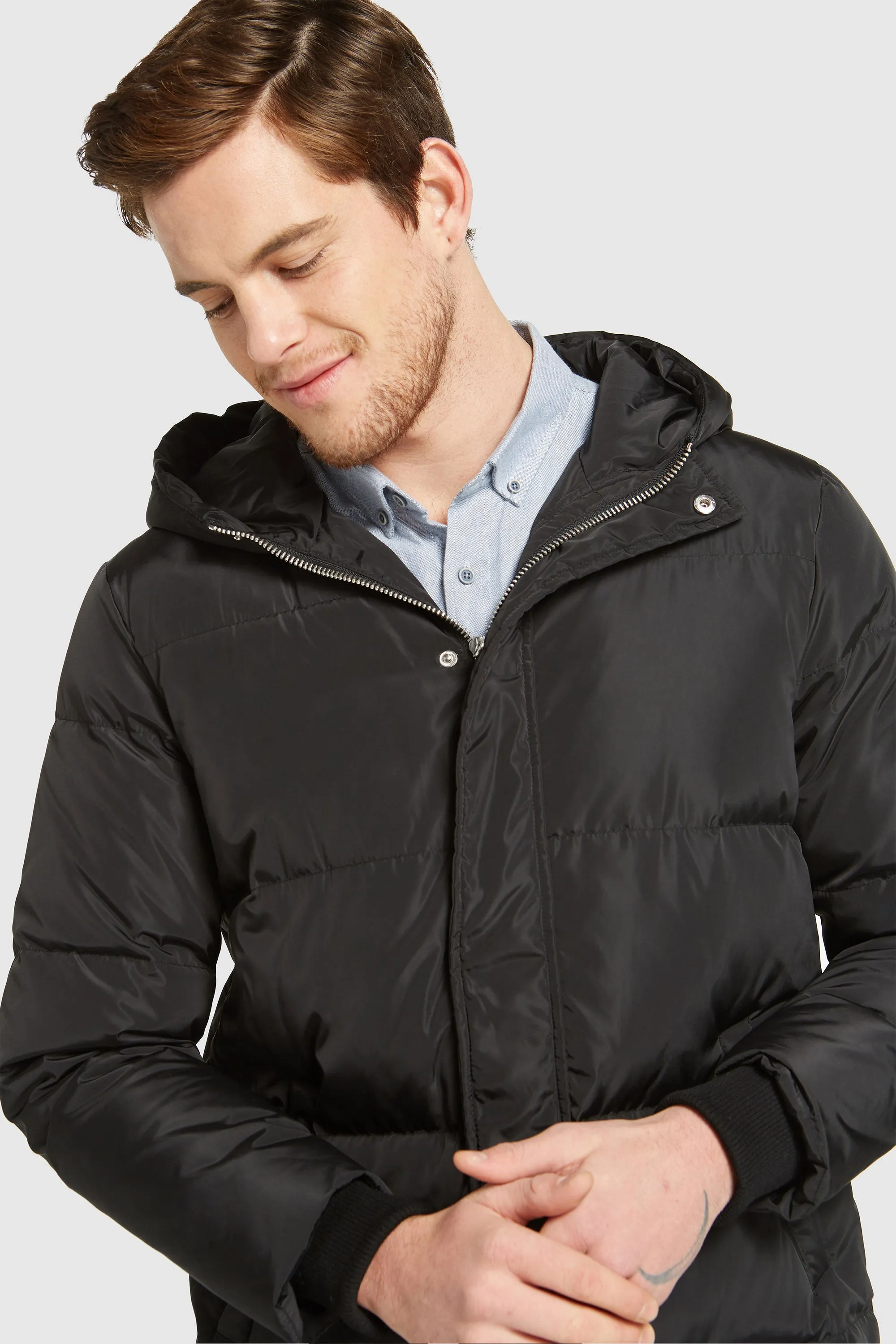 Knee Length Winter Thickened Down Jacket