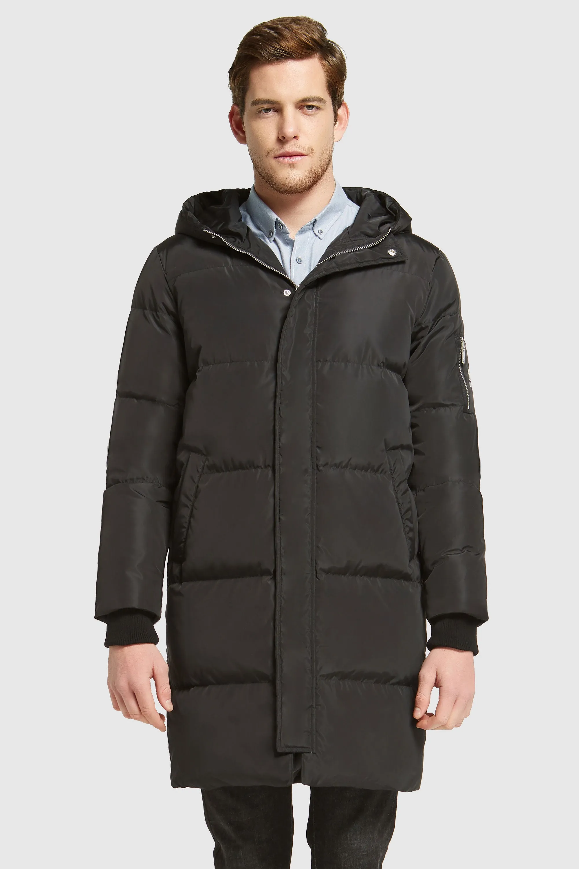 Knee Length Winter Thickened Down Jacket