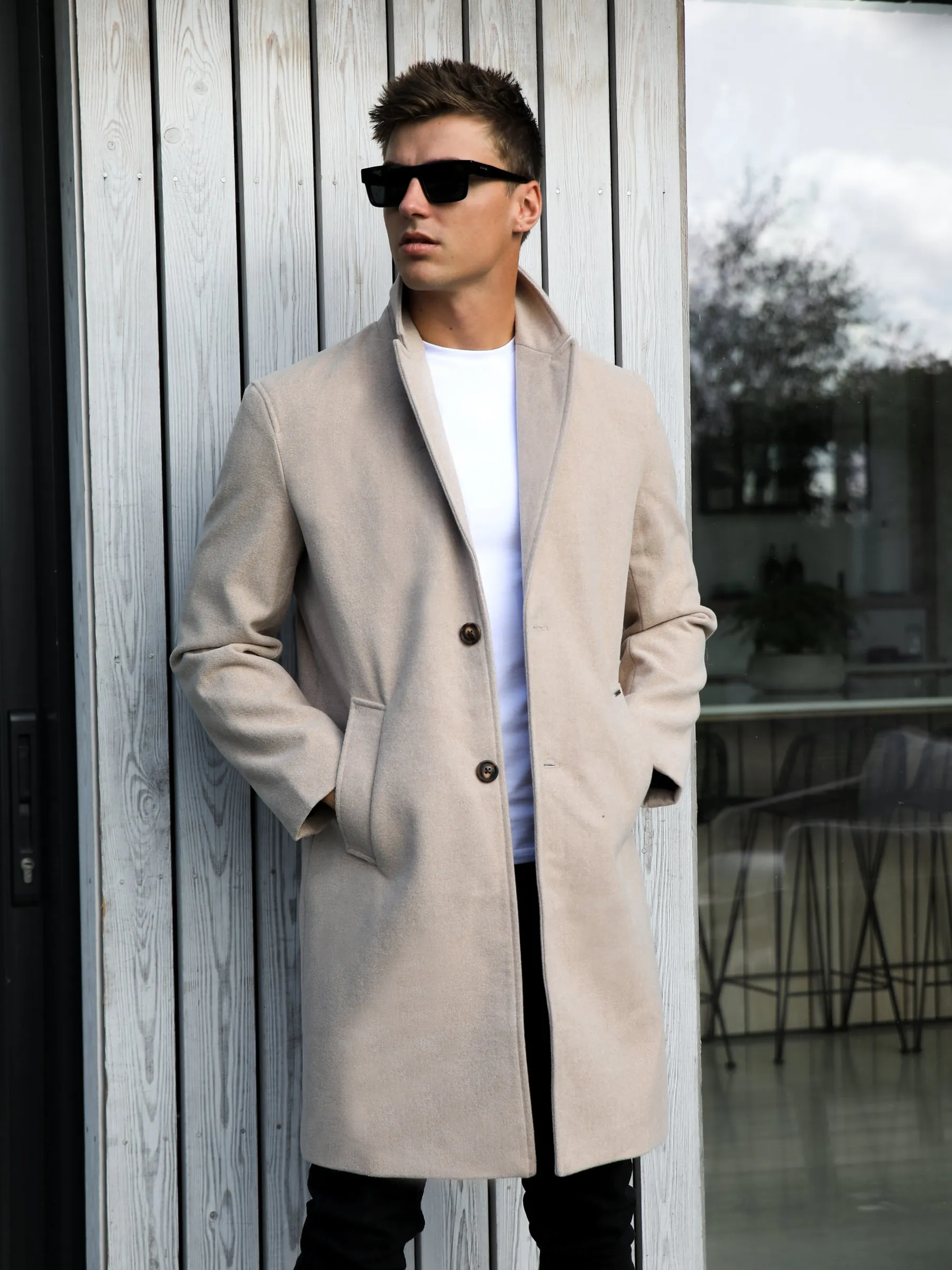 Knightsbridge Tailored Coat - Tan