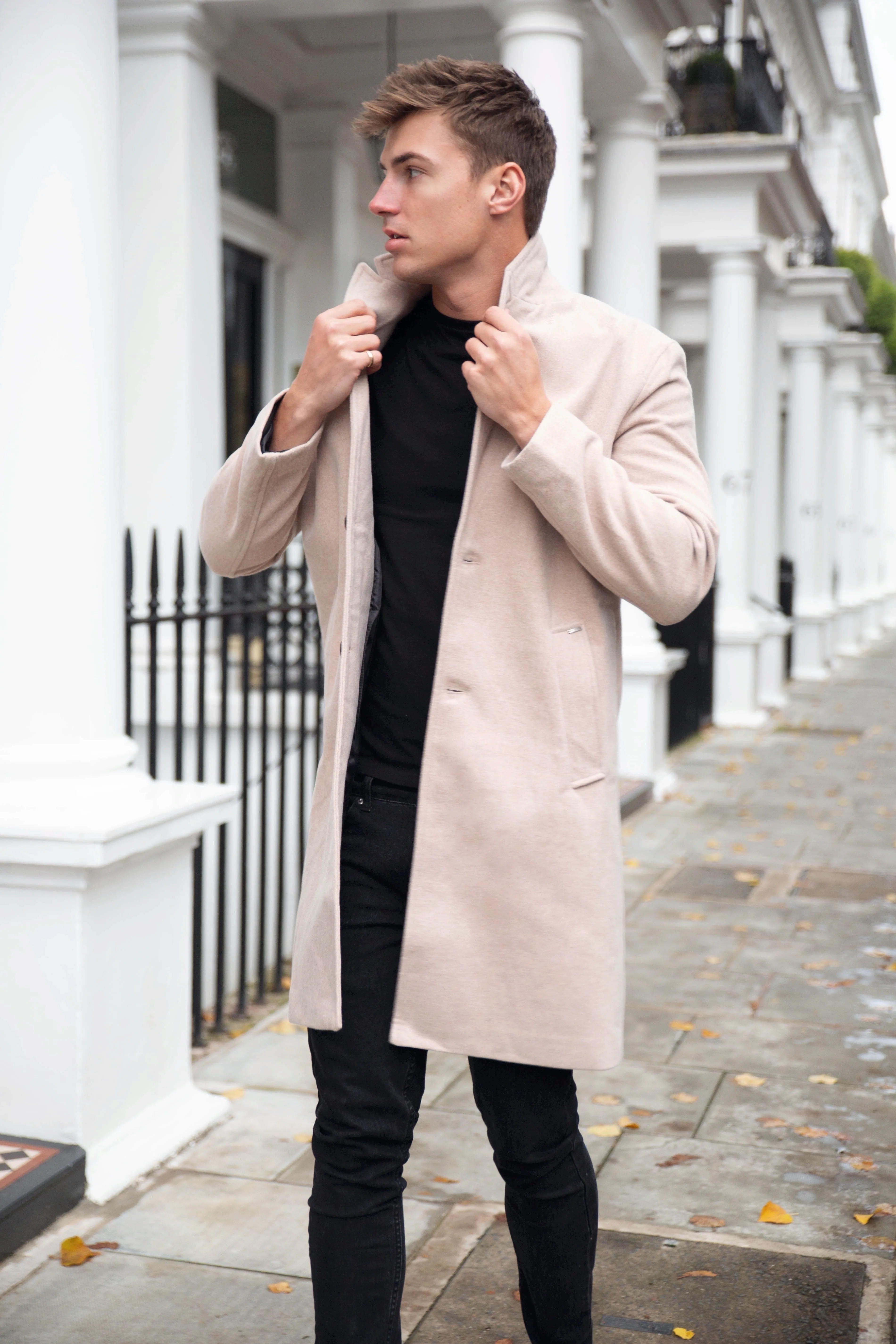 Knightsbridge Tailored Coat - Tan