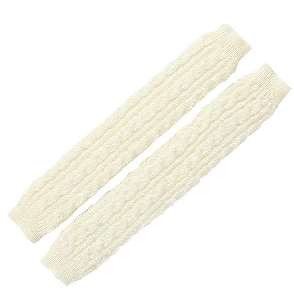 Knitted Warm Fingerless Sweater Arm Sleeves 67984687C