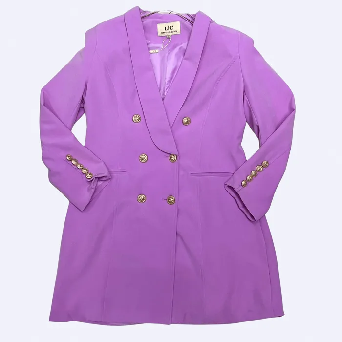 Lavender Coat Dress