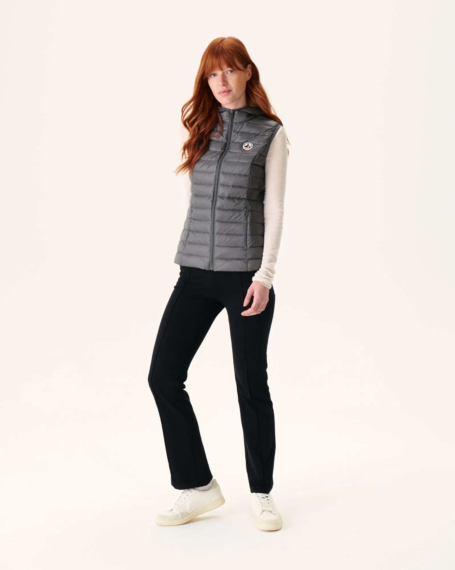 Light sleeveless down jacket Anthracite Mali