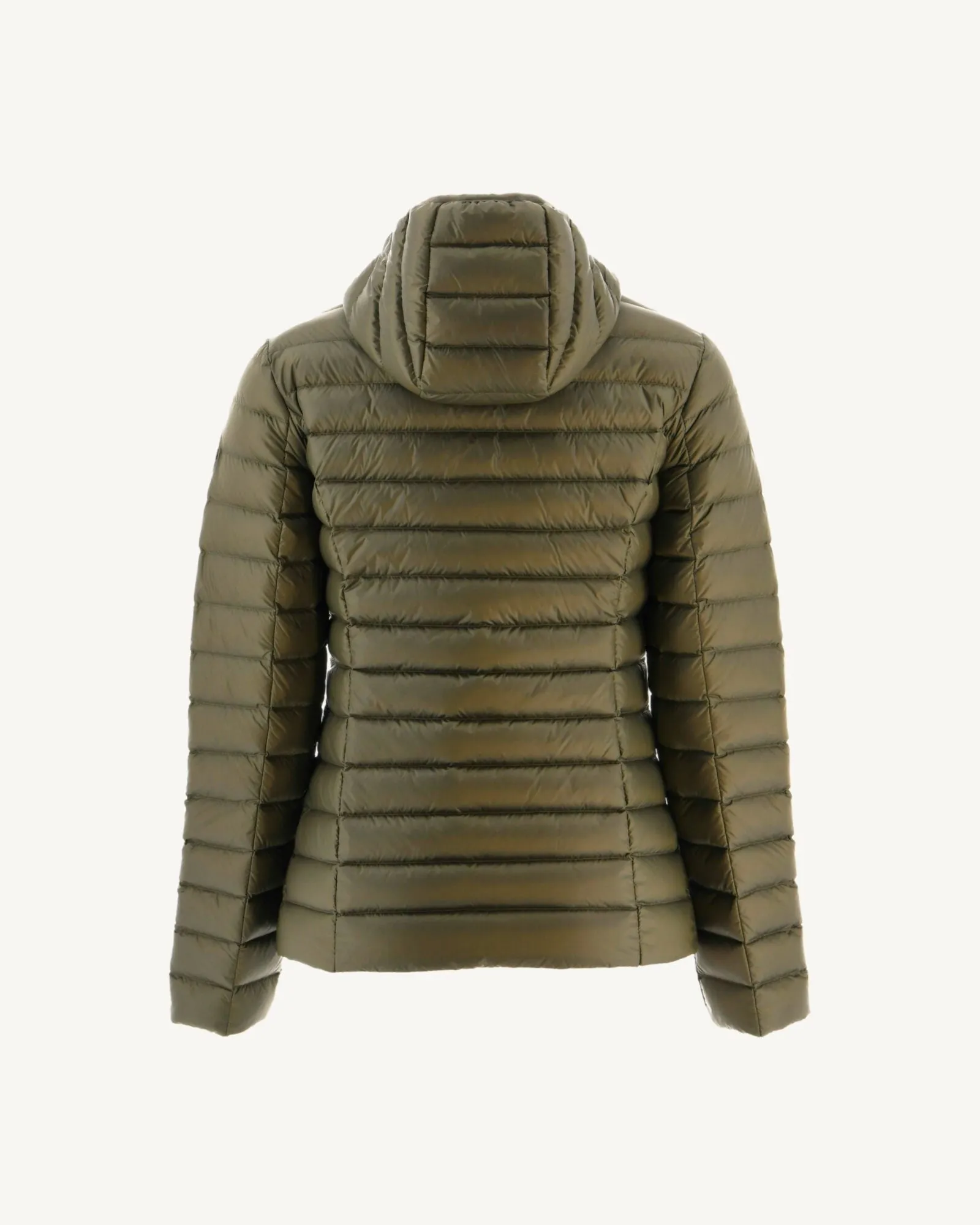 Lightweight hooded down jacket Army Cloe