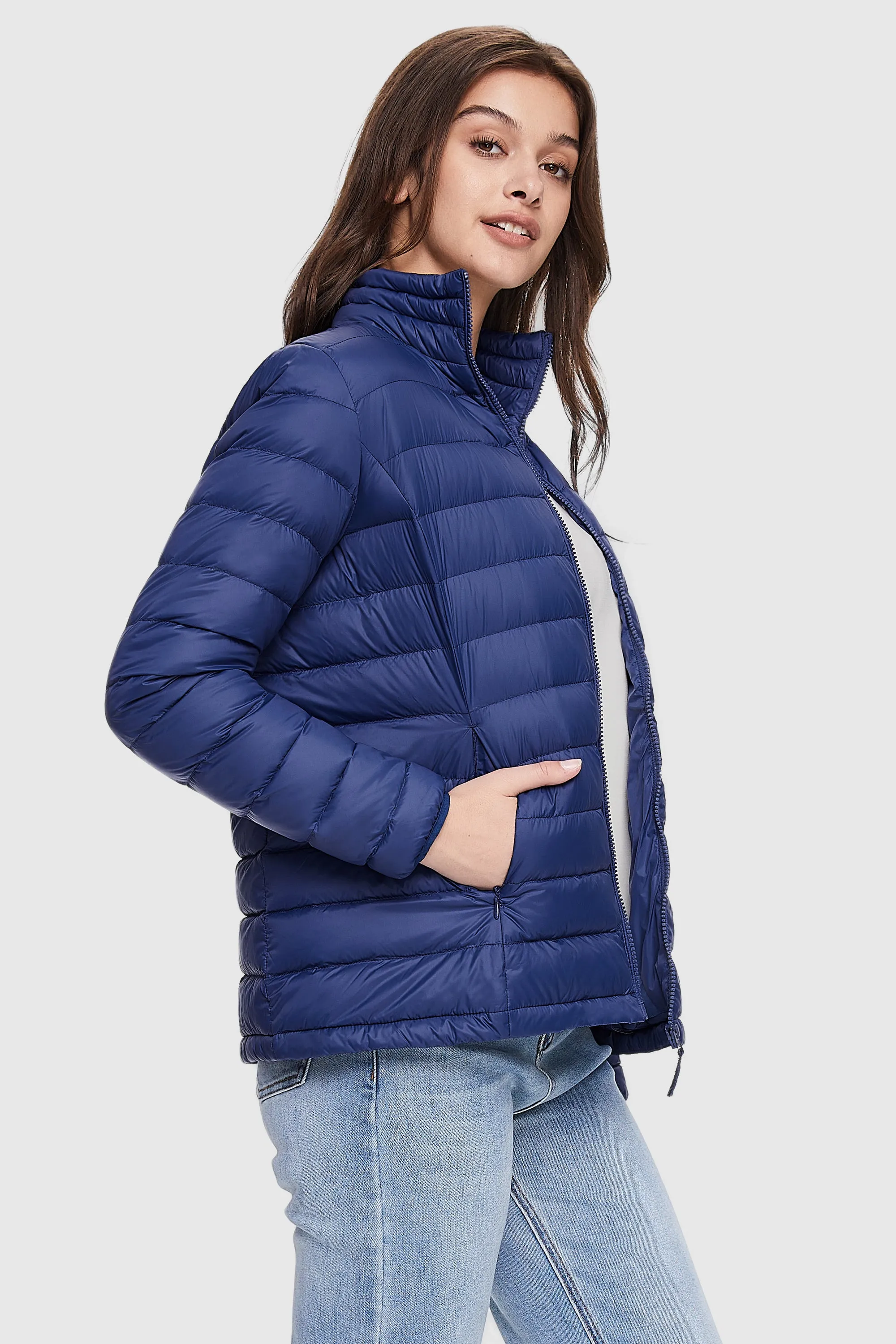 Lightweight Quilted Packable Down Jacket