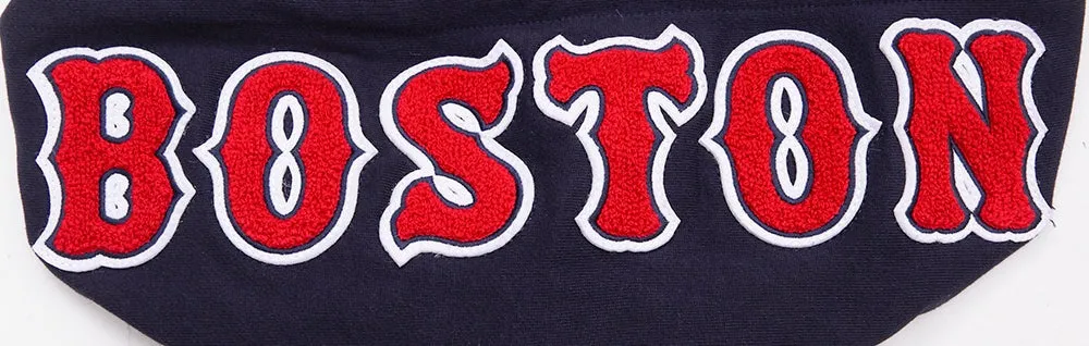 MLB BOSTON RED SOX BLENDED LOGO MEN'S HOODY (MIDNIGHT NAVY)