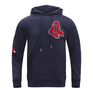 MLB BOSTON RED SOX BLENDED LOGO MEN'S HOODY (MIDNIGHT NAVY)