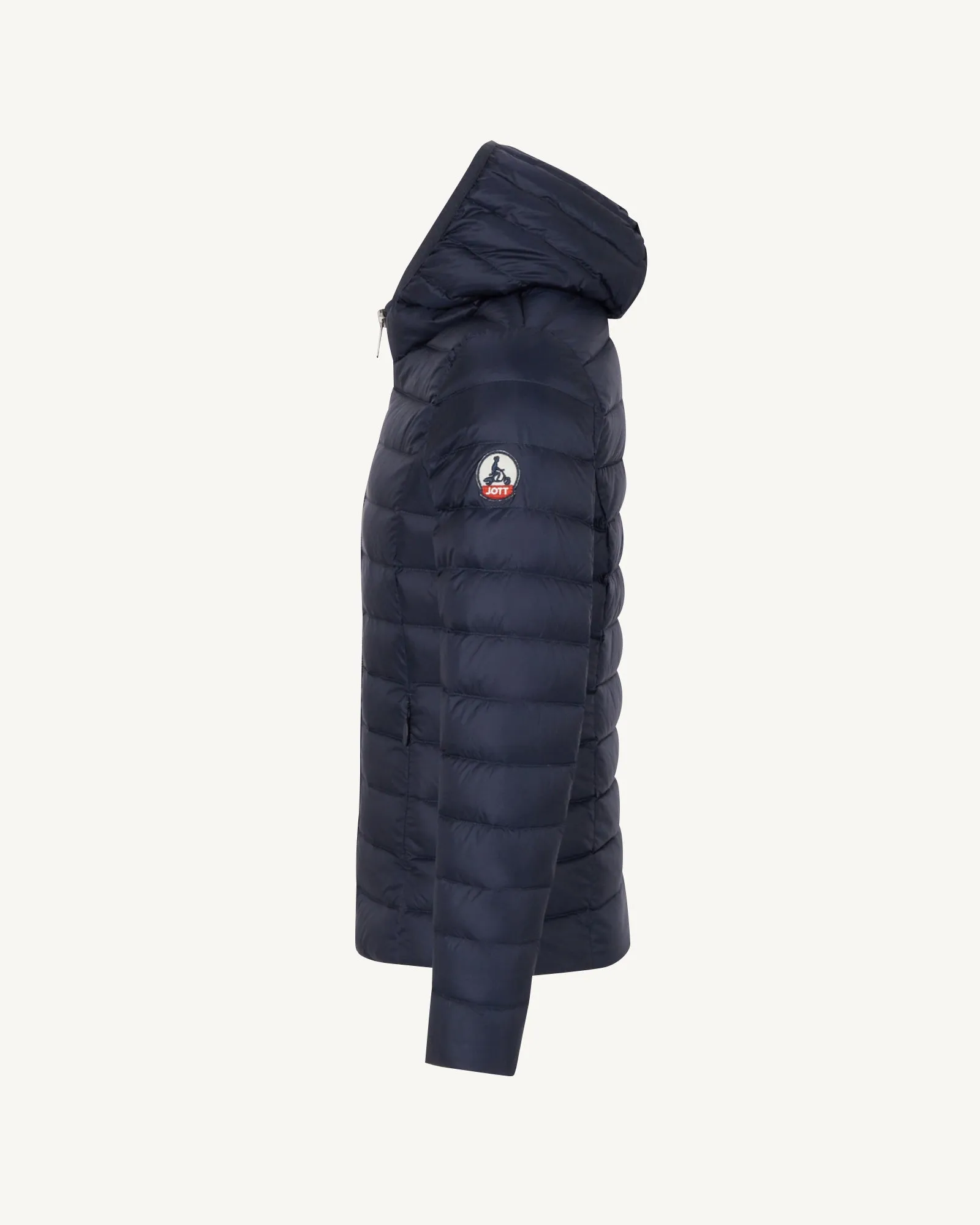 Navy Hooded down jacket Carla