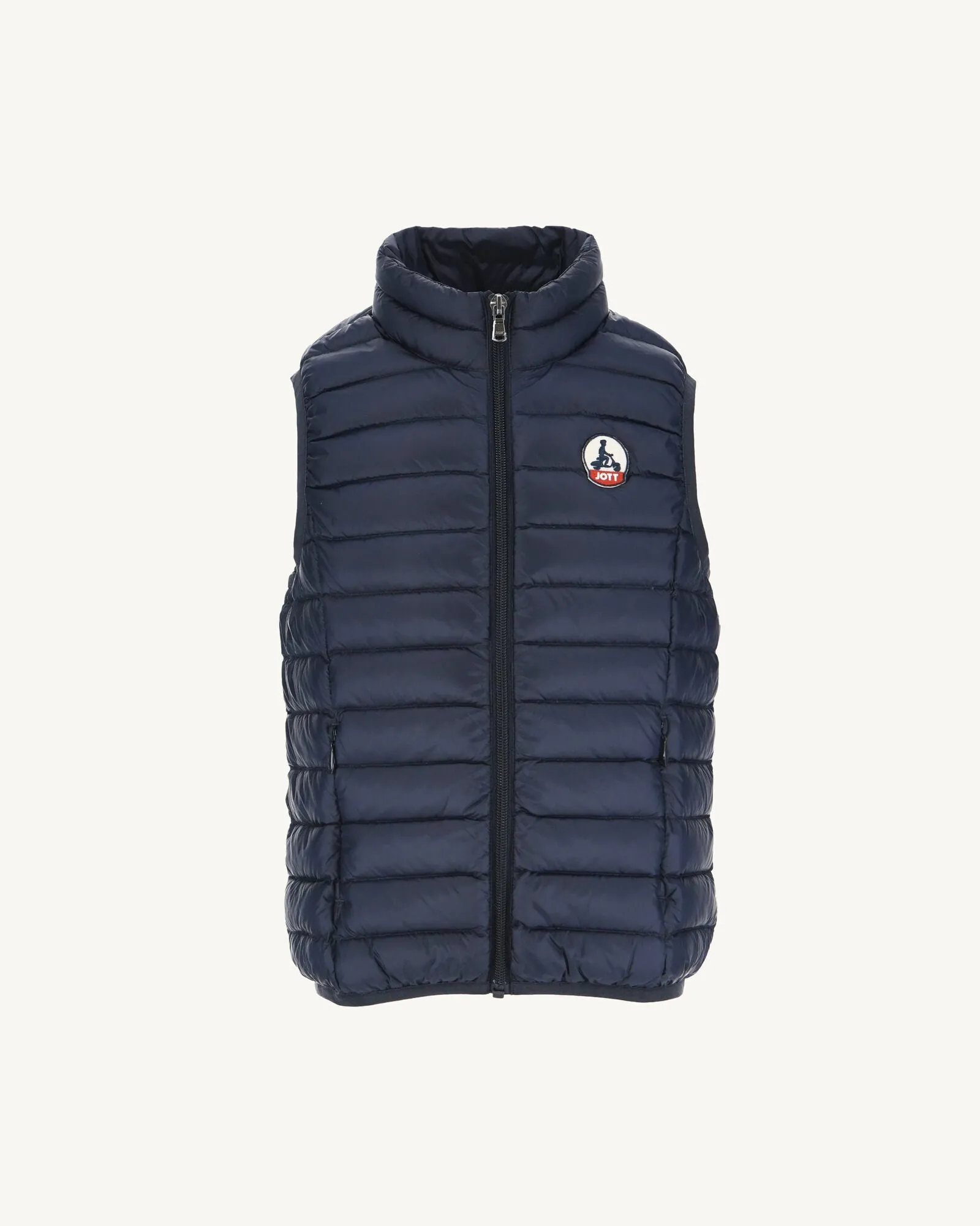 Navy Sleeveless Down Jacket Zoe