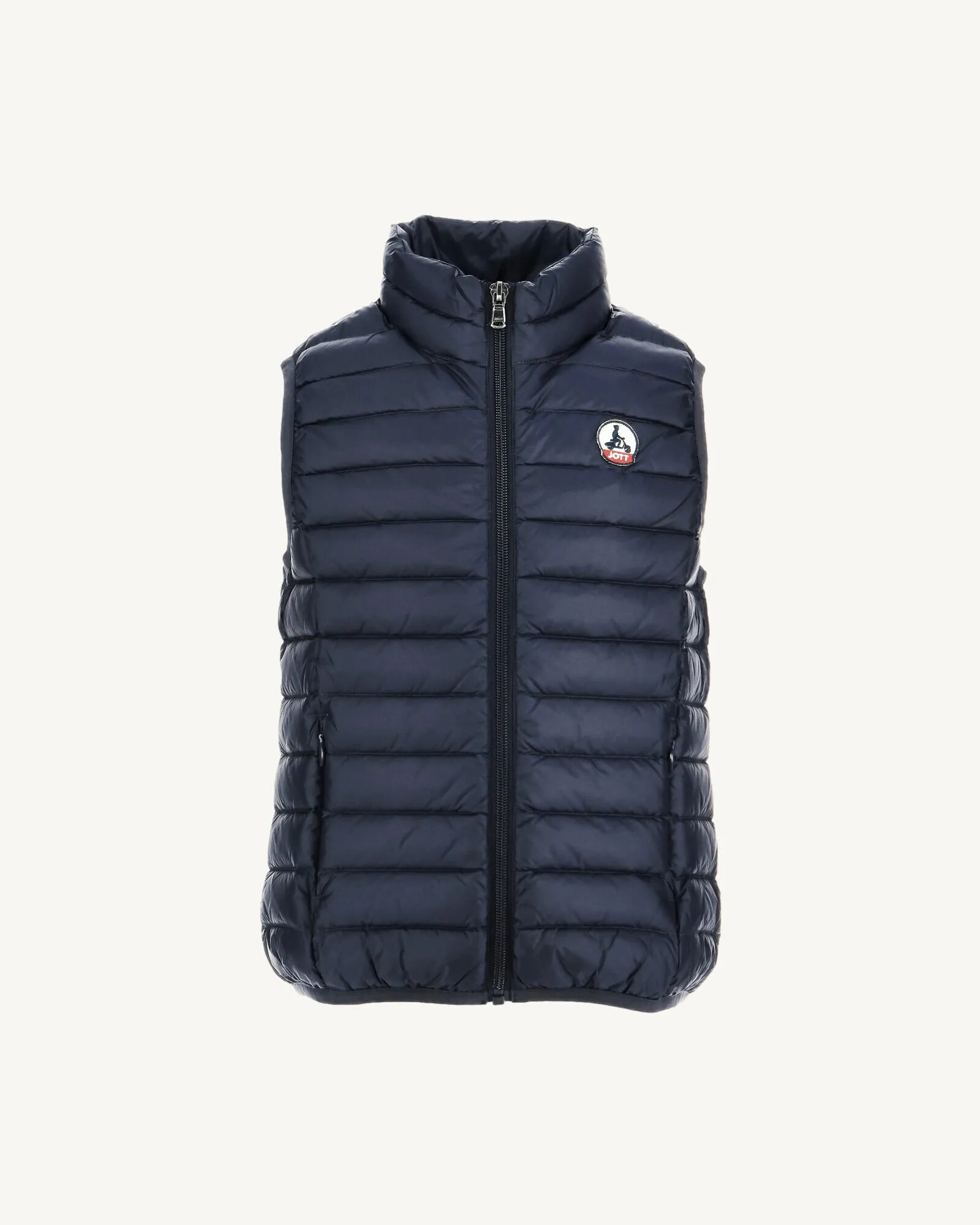 Navy Sleeveless Down Jacket Zoe