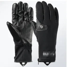 Premium Goat Leather Fleece Warm Gloves