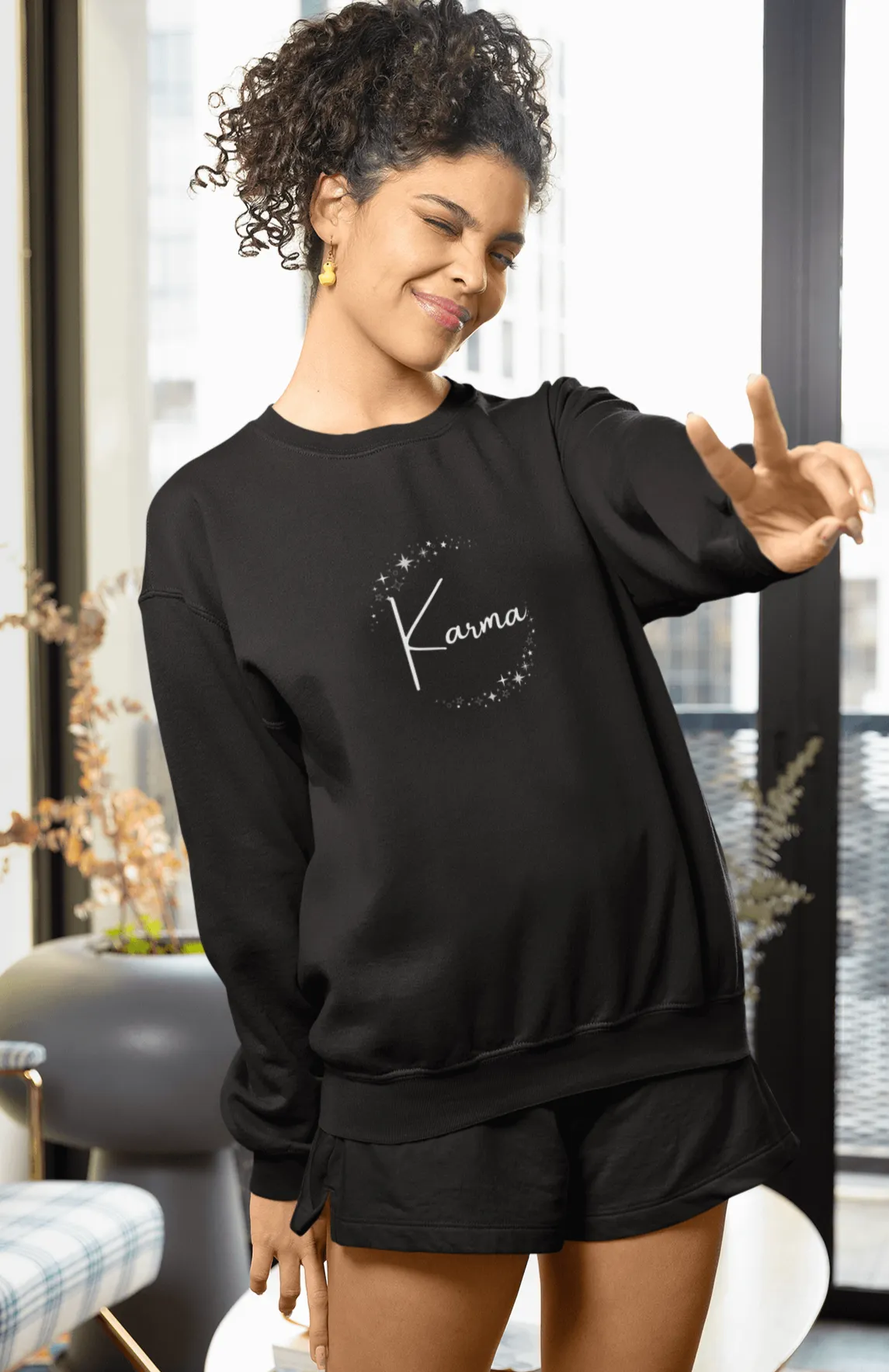 Premium Organic Sweatshirt | Karma