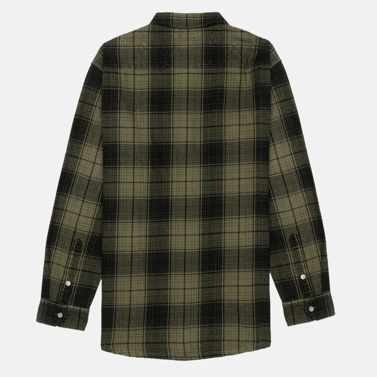 Purple Brand Plaid Shirt Winter Moss Overdyed Winter Moss