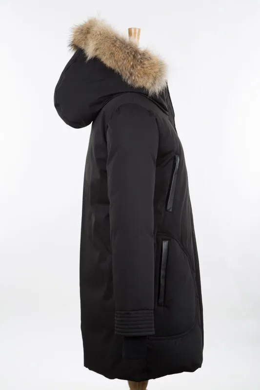 Saundra Mid Length Classic Down Coat