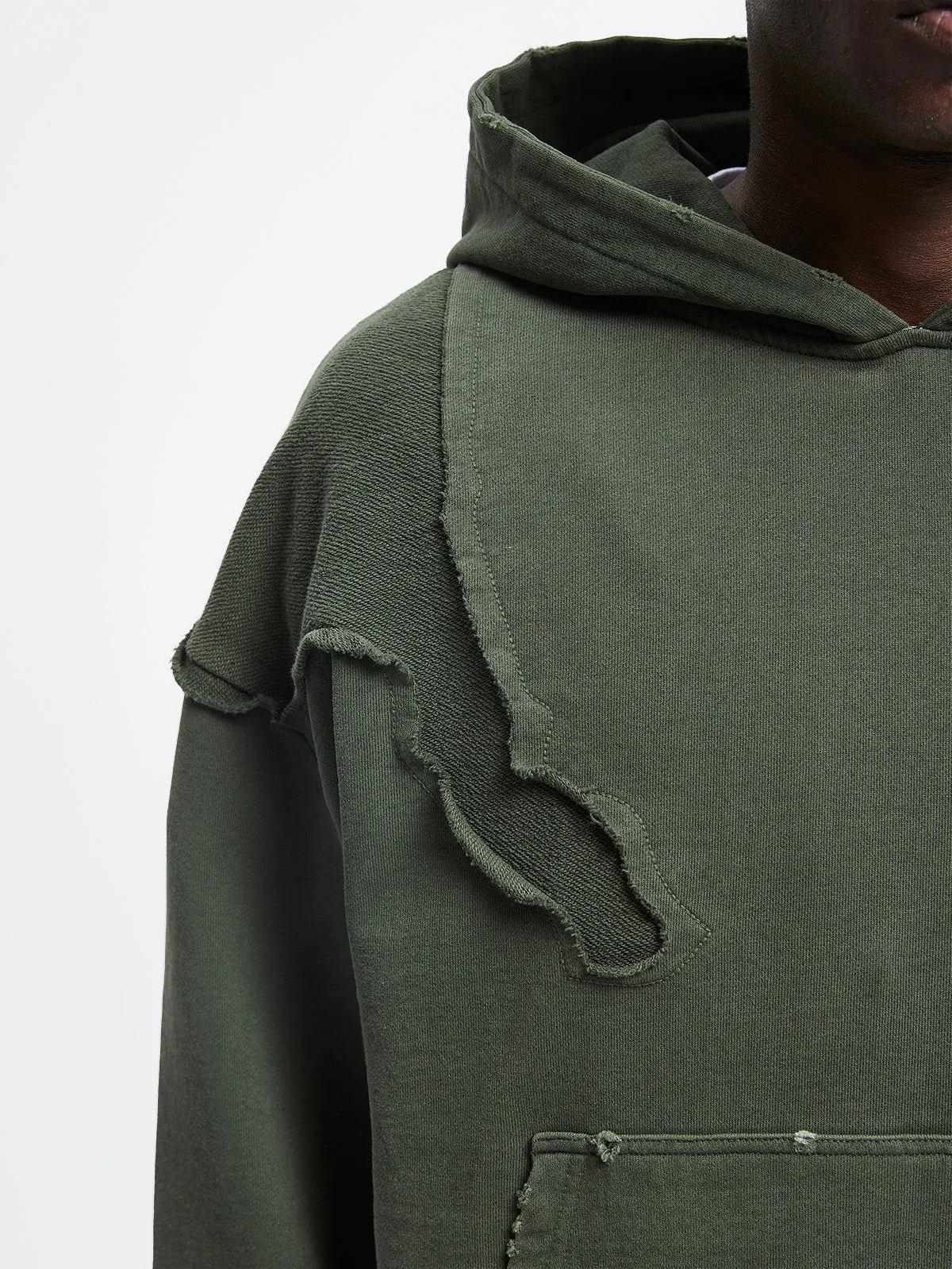 SHATTERED HOODIE - KHAKI