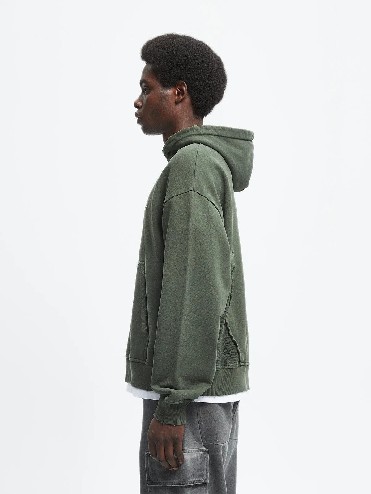 SHATTERED HOODIE - KHAKI