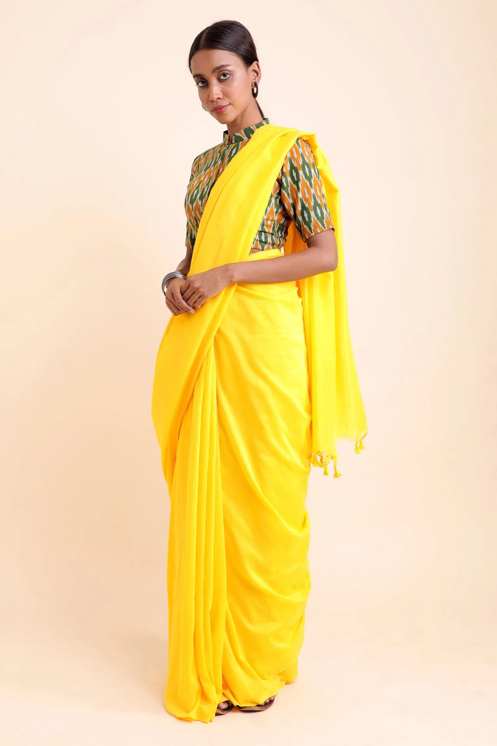 Sunshine Cotton Saree