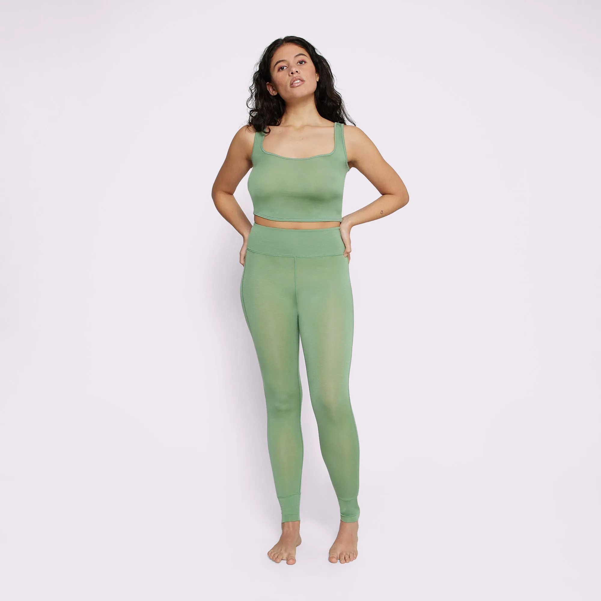 SuperSoft Warm Thermal Leggings | SuperSoft | Archive (Wild Sage)