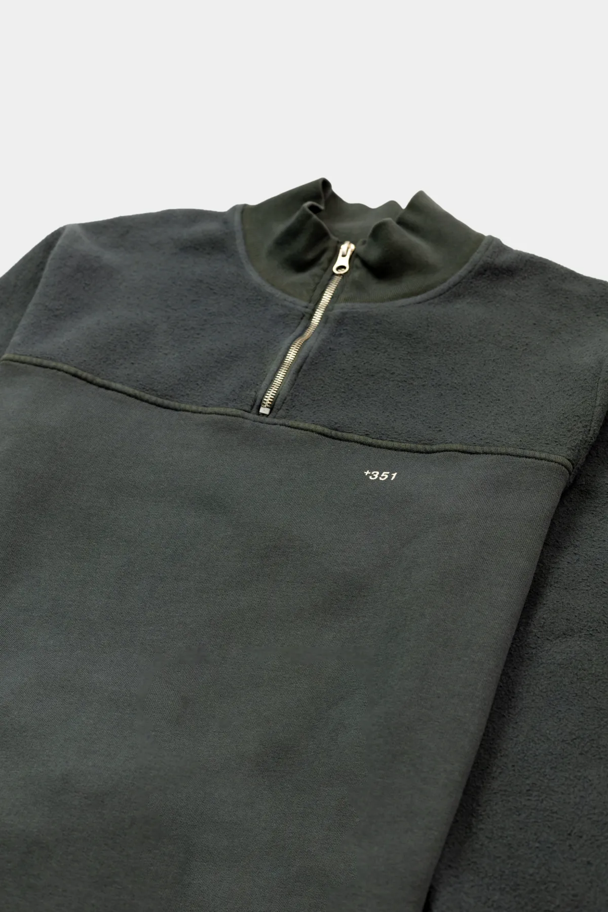 SWEATSHIRT ZIP CHARCOAL