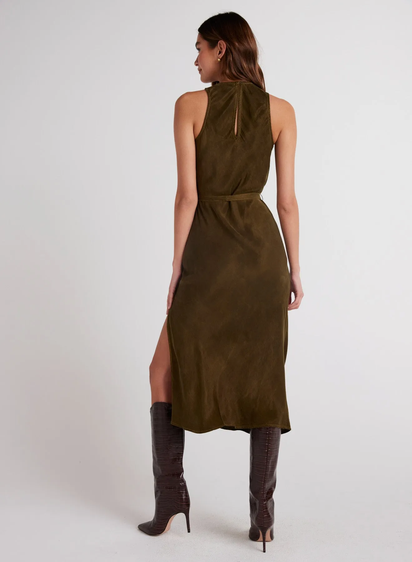 Tank Slip Dress - Autumn Olive