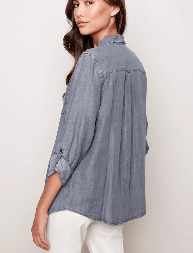 Tencel Button Down