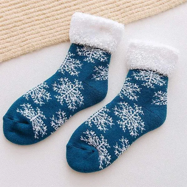 Thickened Fleece Winter Warm Floor Socks Christmas Socks 97377490C