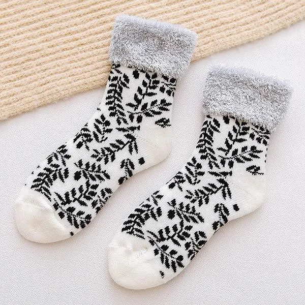 Thickened Fleece Winter Warm Floor Socks Christmas Socks 97377490C