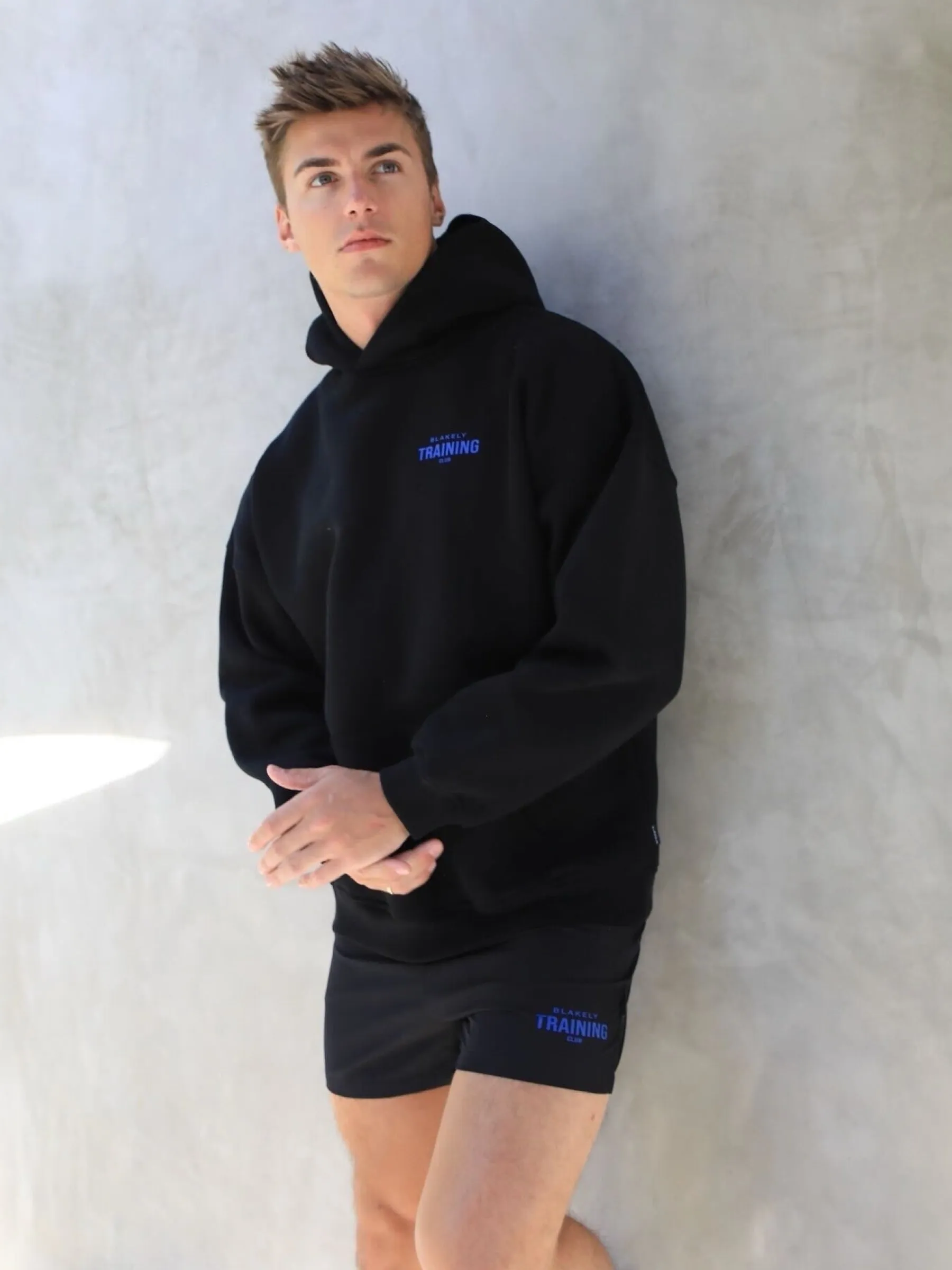 Training Club Relaxed Hoodie - Black & Blue