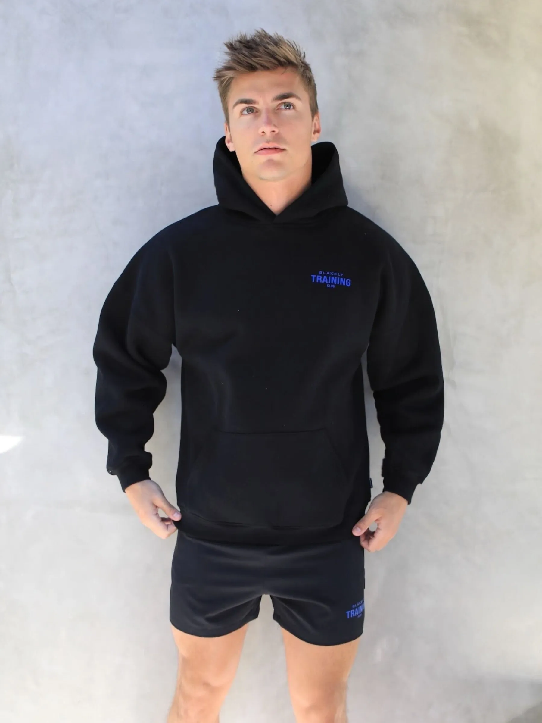 Training Club Relaxed Hoodie - Black & Blue