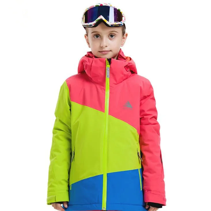 VECTOR Warm Hooded Snowboard Ski Jacket for Girls