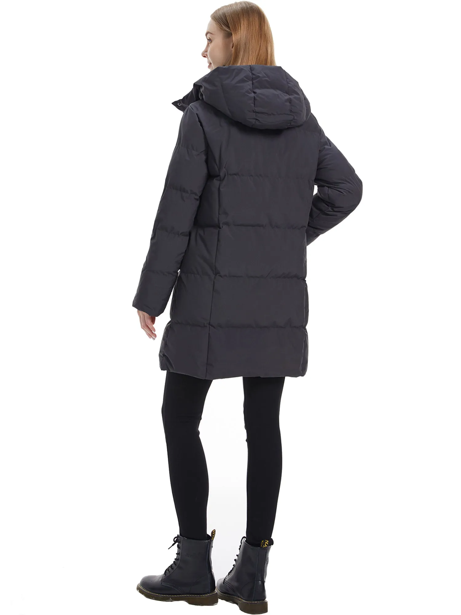 Wantdo Women's Hooded Puffer Jacket Warm Winter Coat Quilted Winter Outerwear